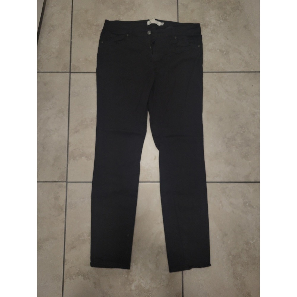H&M label of graded‎ goods Mid Rise Skinny Ankle Black Pants